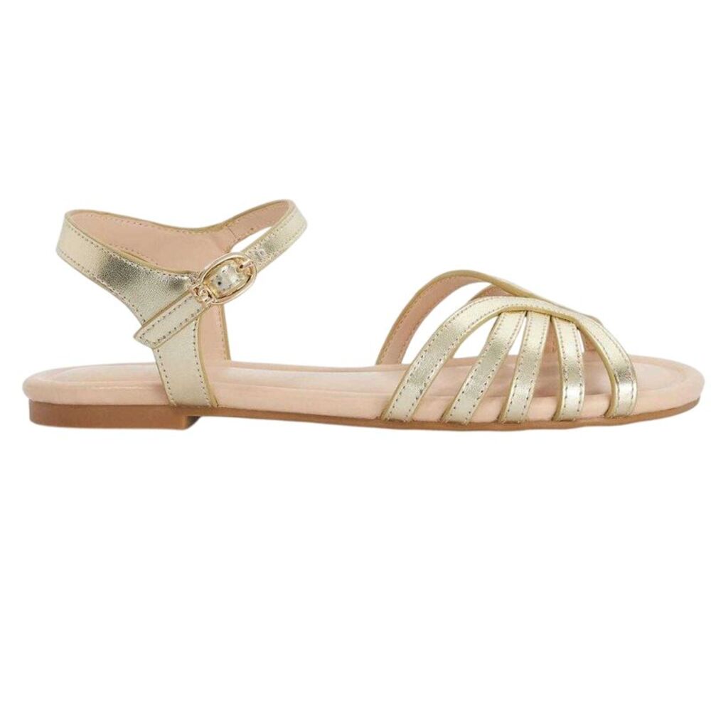 Dune London Womens/Ladies Lilou Leather Sandals / Gold